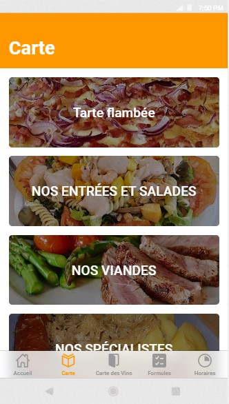 Création de site Restaurant avec module de commande en ligne