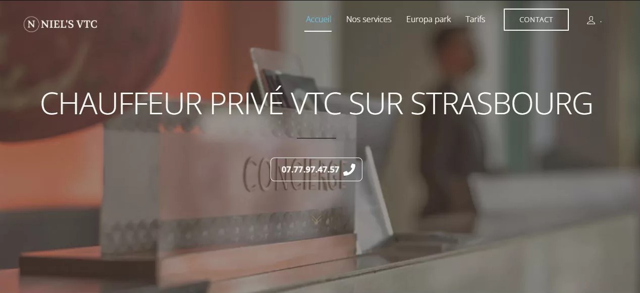 Création de site vtc avec module de réservation pour chauffeur